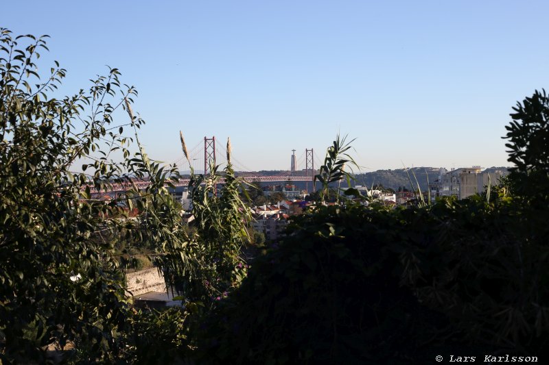 Lisbon: The Ponte 25 Abril and the Christ the Redeemer statue, Portugal