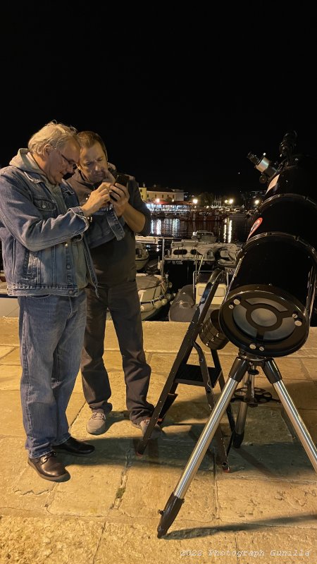 Rovinj street astronomer, Croatia 2022