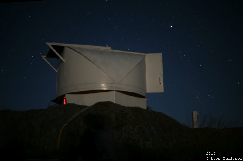 Sandvreten Observatory, 2013