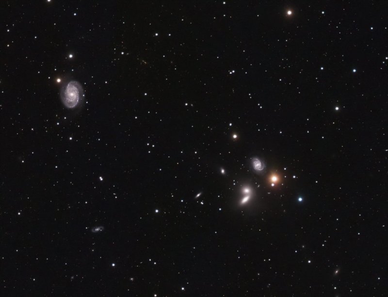 NGC5353 and Hickson Galaxy Cluster, Michael 2023