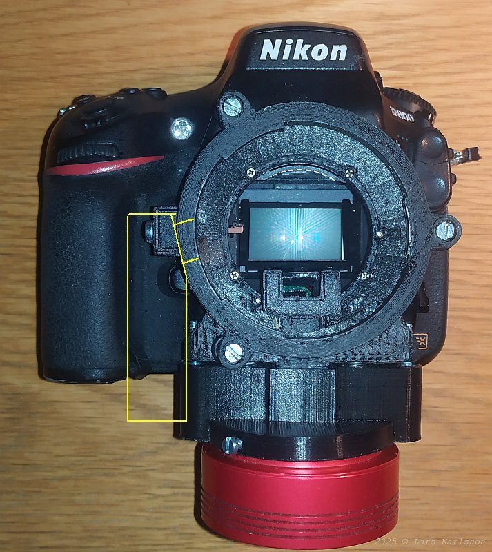 Camera sensor dryer stains