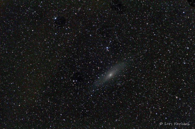 Andromeda galaxy calibrated
