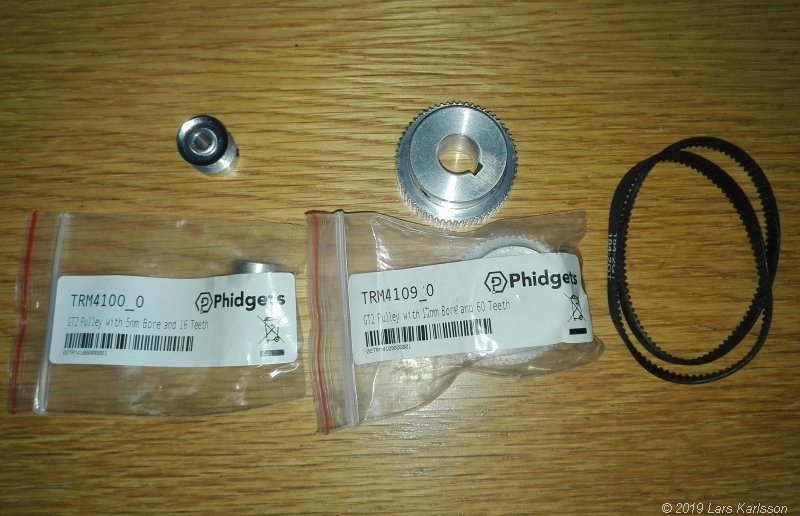 EQ6 Mount, New timing belt and pulleys has arrived