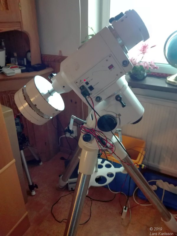 EQ6 Mount, Hang up the telescope and calibrating parking point