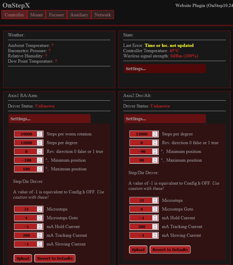 SkyWatcher EQ6 Mount and OnStep driver