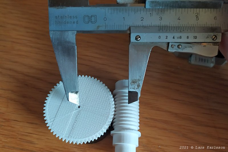 Focuser: 3D-Printing rack & pinion gears
