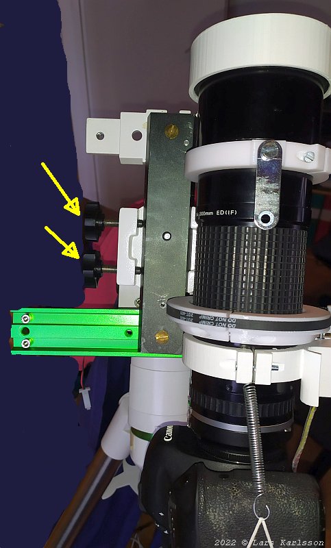 HEQ5 and Raspberry: Redesign of mount head details