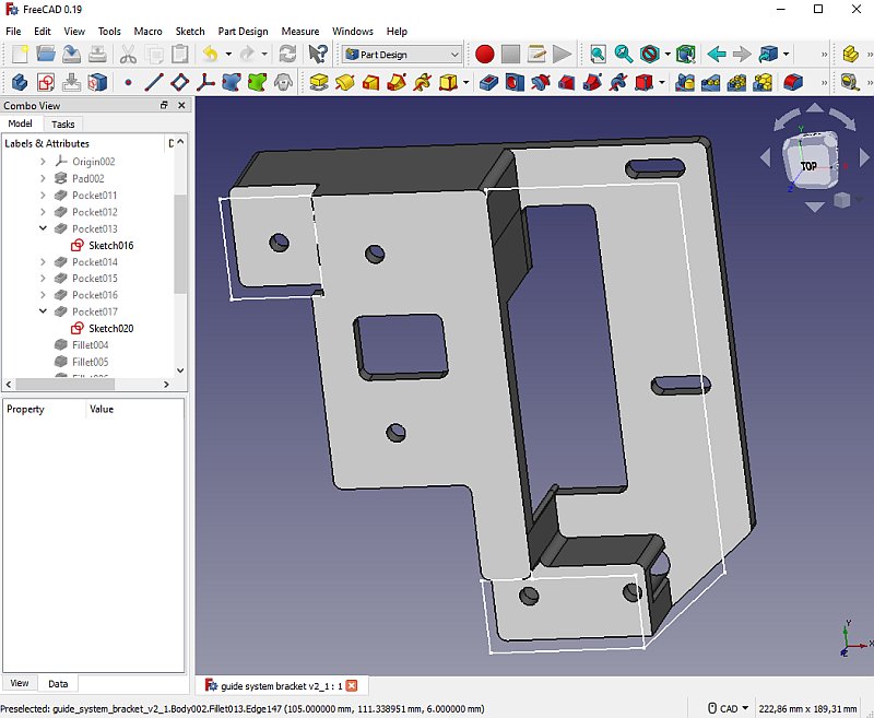 HEQ5 and Raspberry: Redesign of mount head details