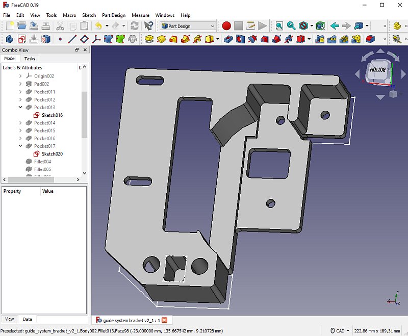 HEQ5 and Raspberry: Redesign of mount head details