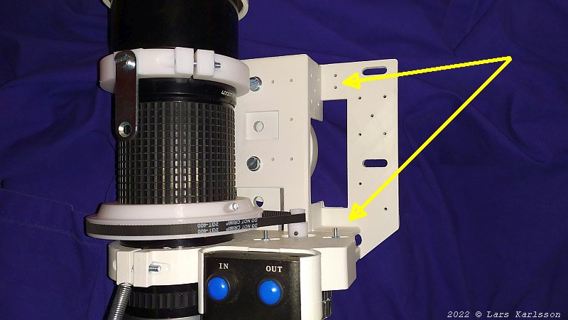 HEQ5 and Raspberry: Redesign of mount head details