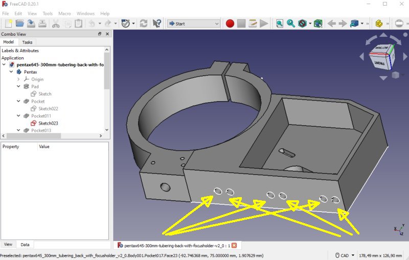 HEQ5 and Raspberry: Raspberry PI4 bracket