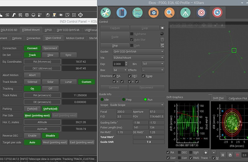 Project: INDI EQMOD driver Custom Gear Ratio