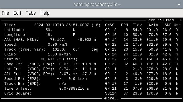 Raspberry Pi5, KStars 64-bit, setup GSPD