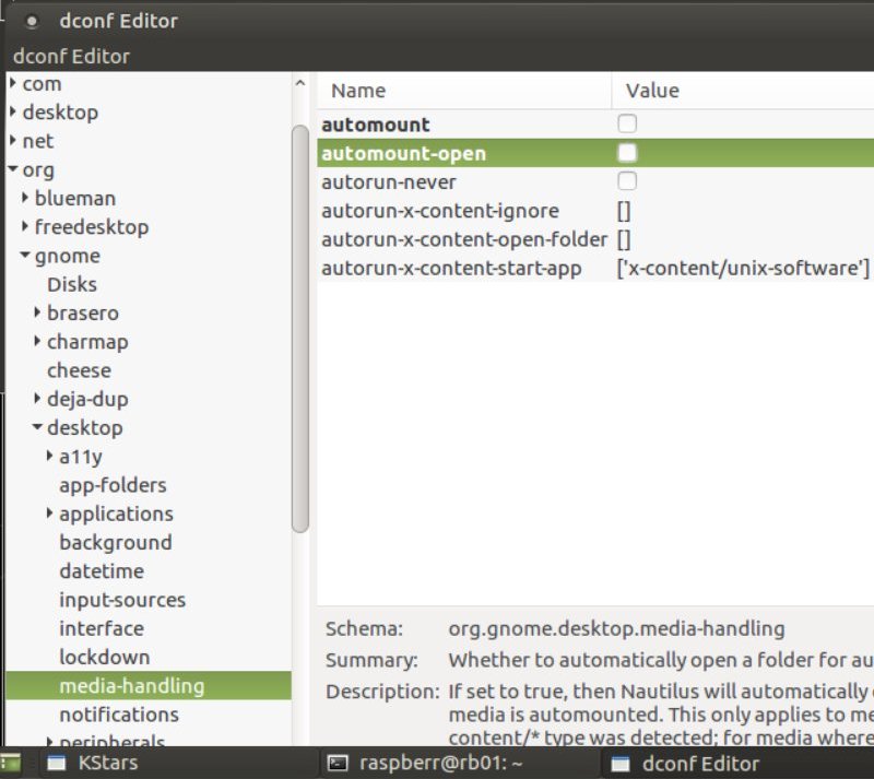 dconf editor edit automount properties
