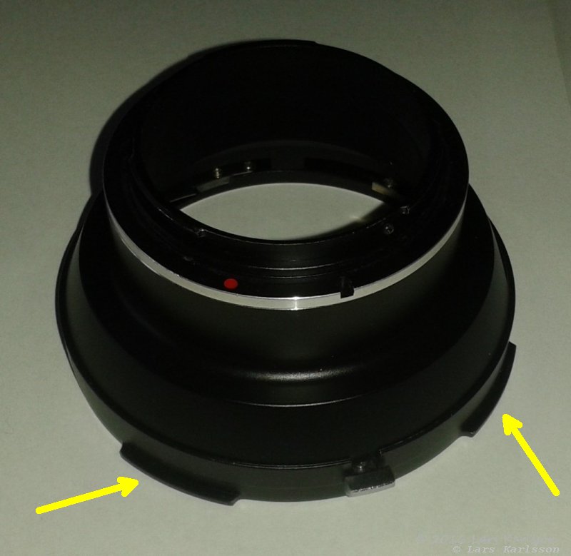 Pentax 67 to Canion EOS adapter