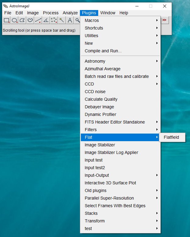 AstroImageJ, AIJ: Flat plugin