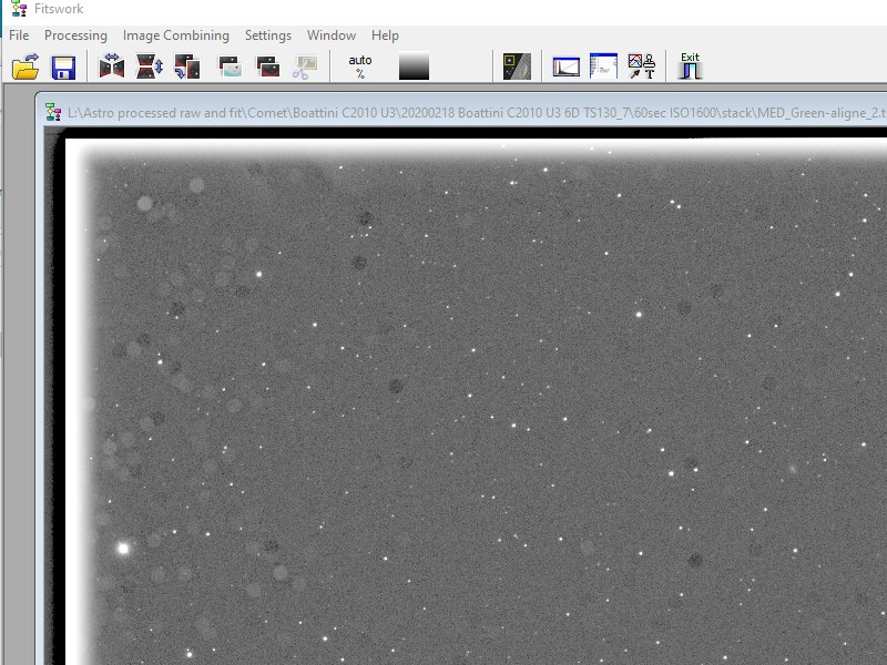 Dust blobs on astro photography