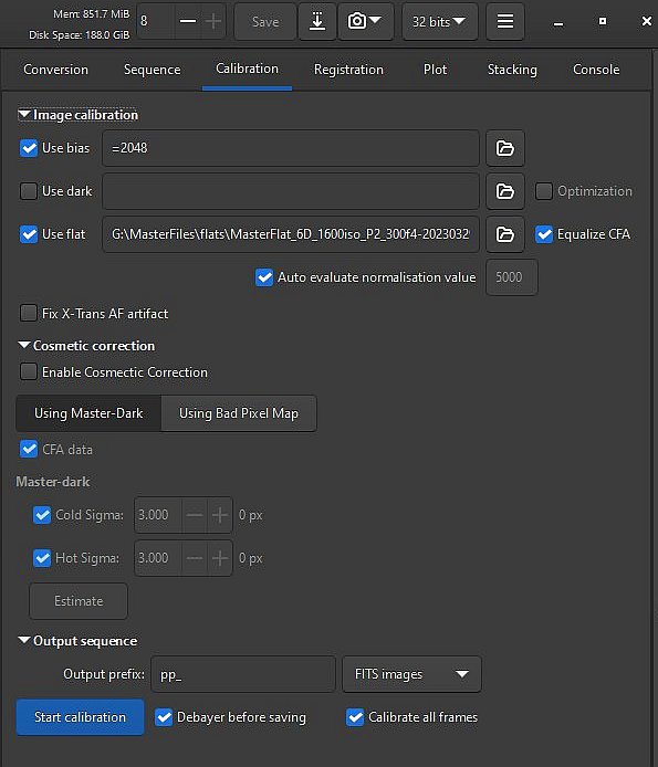 Tutorial: Siril for pre processing astrophotos