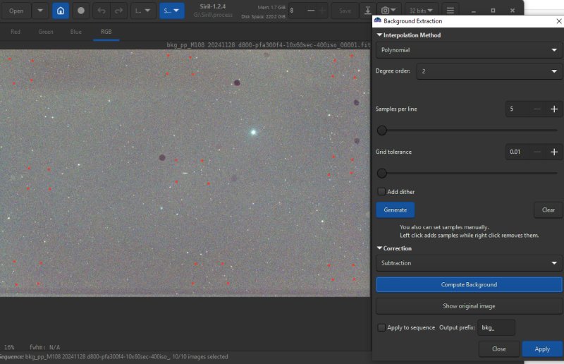 Tutorial: Siril for pre processing astrophotos