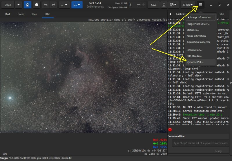 Tutorial: Siril deconvolution