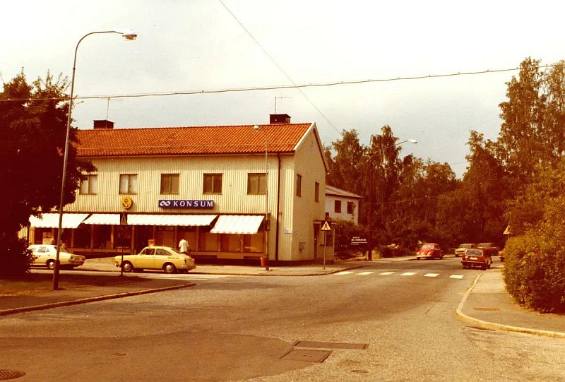 Herrängen, Långsjö torg, Konsum, 1977