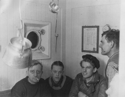 Evert ombord på M/S Canton, 1939