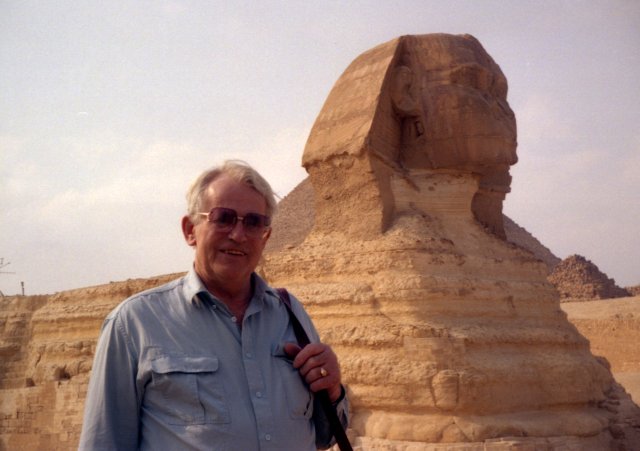 Evert besöker Egypten och Suez kanalen år 1992