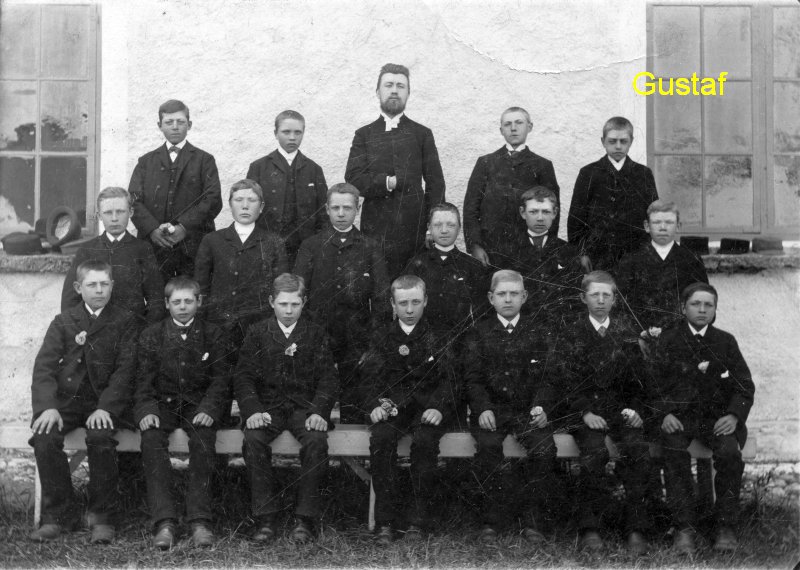 Gustafs konfirmation i Ryda, 30 april år 1894