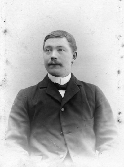 Okänd man Arboga, Gustaf Karlssons fotoalbum