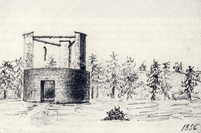 Galgbacken vid Hammarbyhöjden, 1856