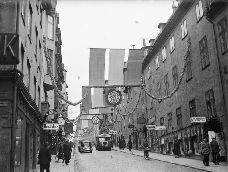 En promenad längs med Götgatan i historiska miljöer, Stockholm