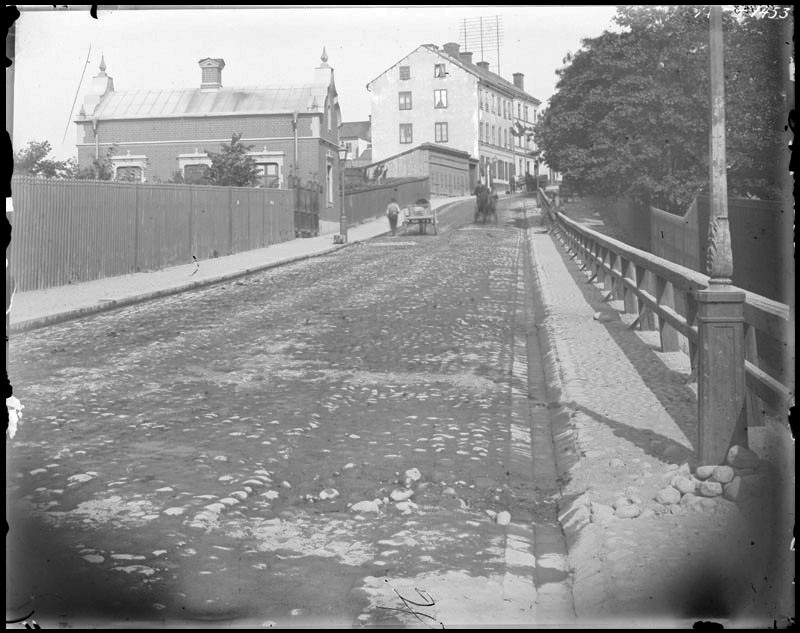 En promenad längs med Götgatan i historiska miljöer, Stockholm