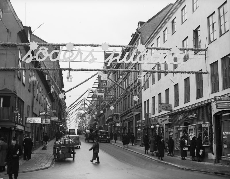 En promenad längs med Götgatan i historiska miljöer, Stockholm