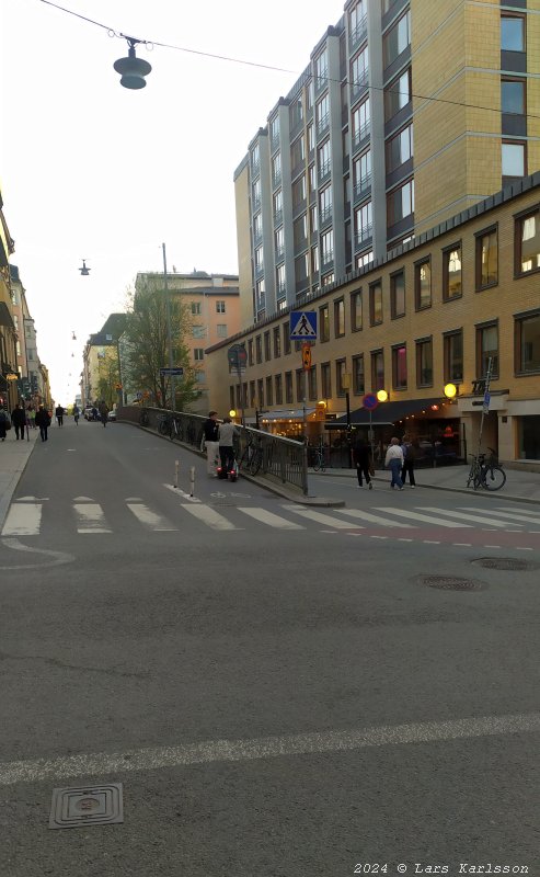 En promenad längs med Götgatan i historiska miljöer, Stockholm