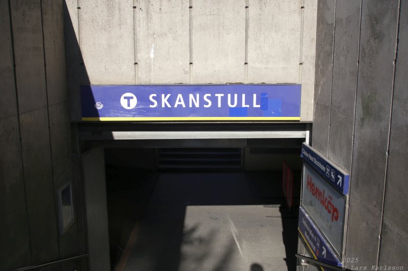 Från Medborgarplatsen med omvägar till Skanstull, Stockholm 2025