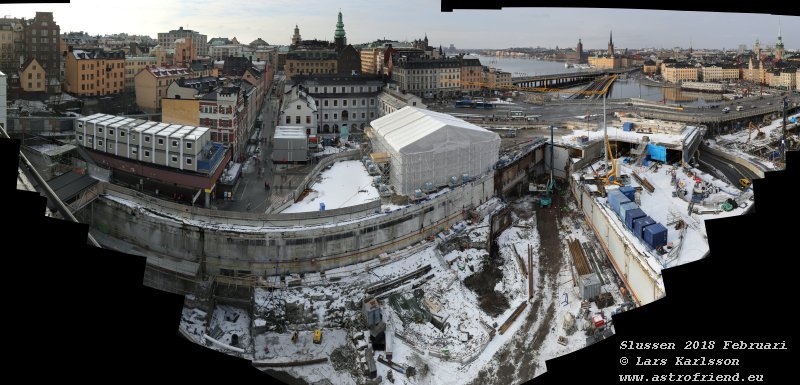 Stockholm Slussen Februari 2018