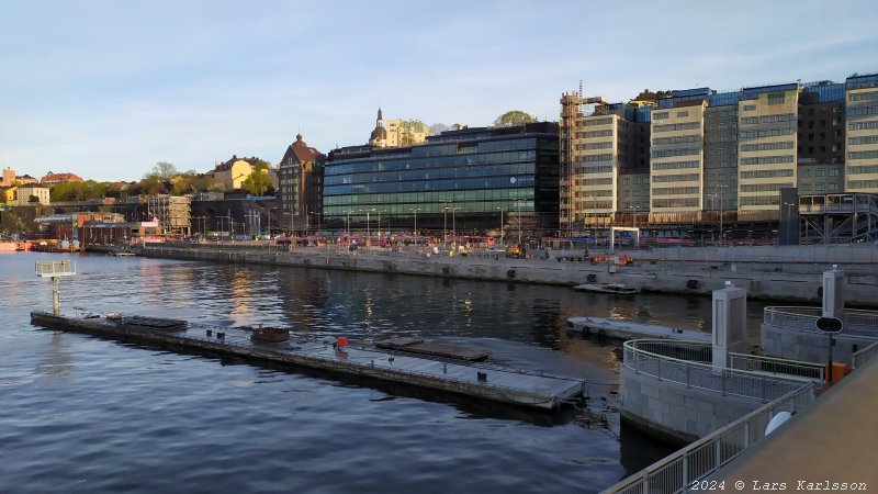 Stockholm Nya Slussen, snart invigs en deletapp, maj 2024