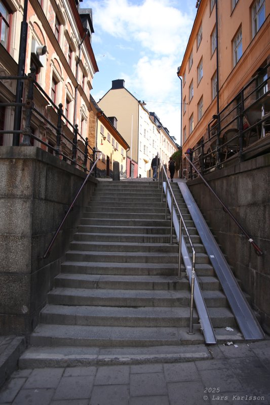 Stockholm Nya Slussen, Slussen från Katarinahissen, maj 2025