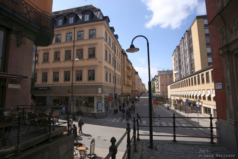Stockholm Nya Slussen, Slussen från Katarinahissen, maj 2025