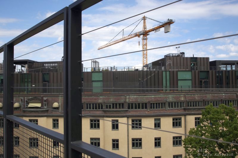 Stockholm Nya Slussen, Slussen från Katarinahissen, maj 2025