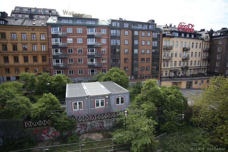Stockholm Nya Slussen, Slussen från Katarinahissen, maj 2025