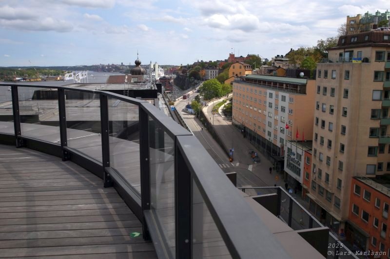 Stockholm Nya Slussen, Slussen från Katarinahissen, maj 2025
