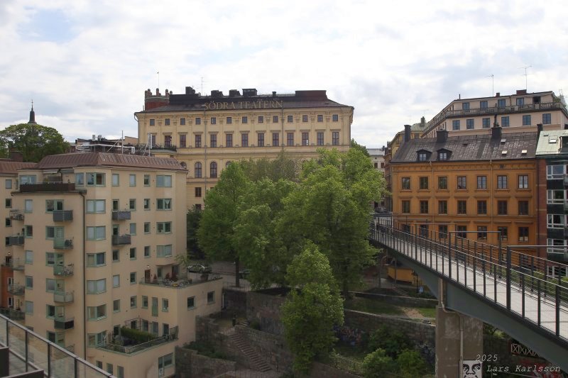 Stockholm Nya Slussen, Slussen från Katarinahissen, maj 2025