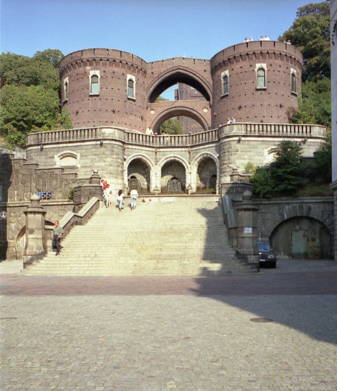 By car from Stockholm in Sweden to Germany and Austria, 1988