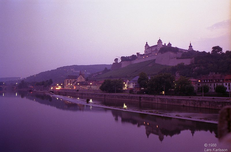 By car from Stockholm in Sweden to Germany and Austria, 1988