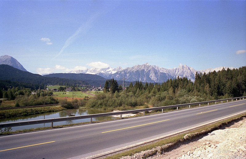 By car from Stockholm in Sweden to Germany and Austria, 1988