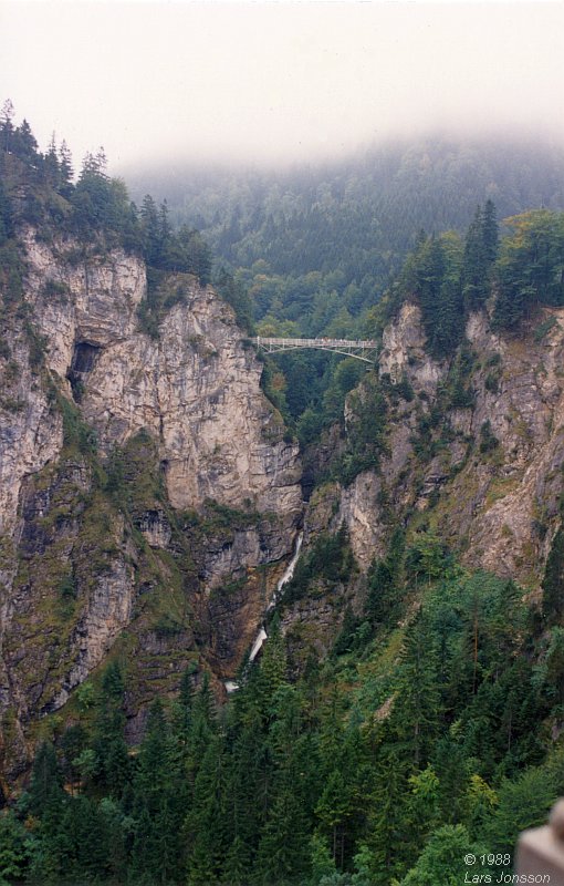 By car from Stockholm in Sweden to Germany and Austria, 1988