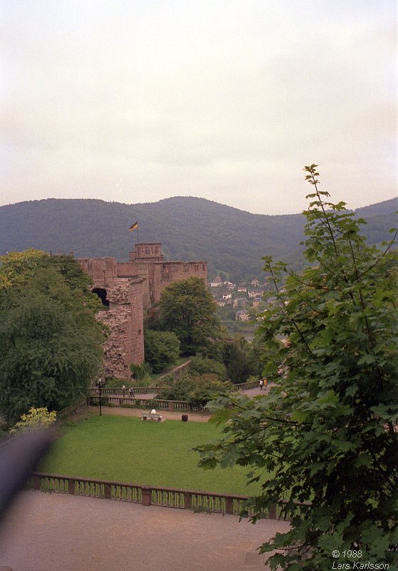 By car from Stockholm in Sweden to Germany and Austria, 1988