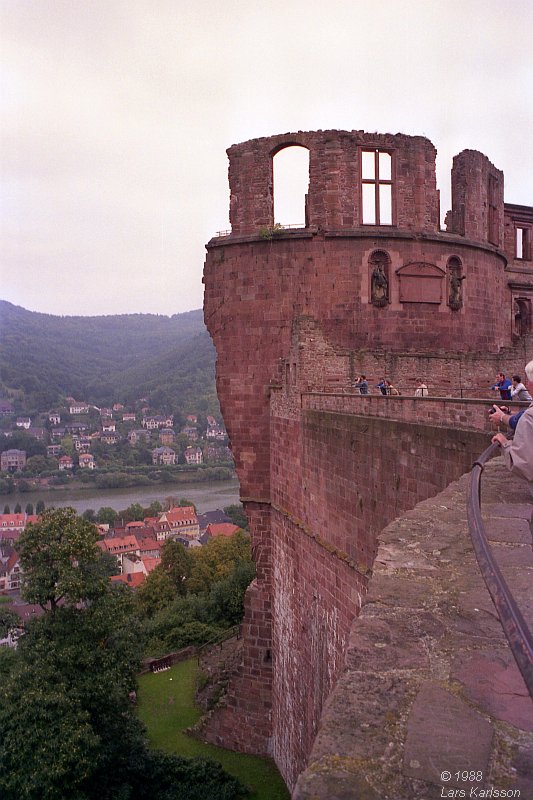 By car from Stockholm in Sweden to Germany and Austria, 1988