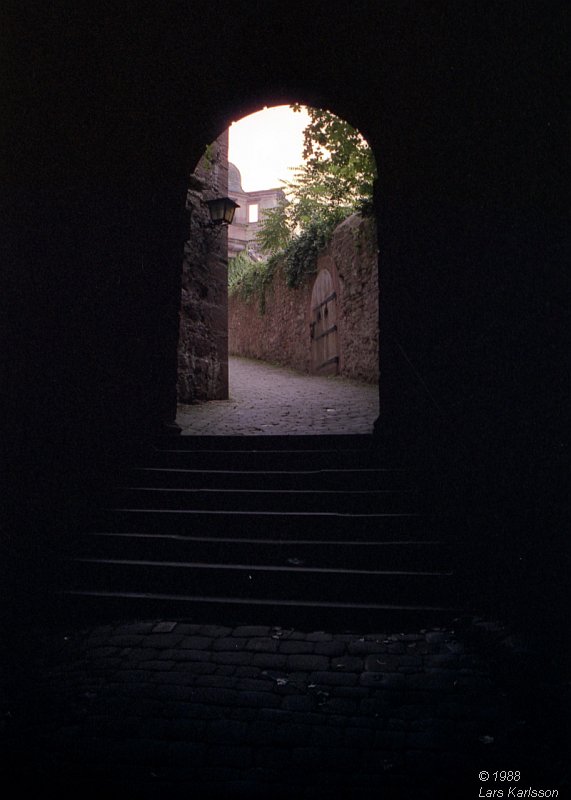 By car from Stockholm in Sweden to Germany and Austria, 1988